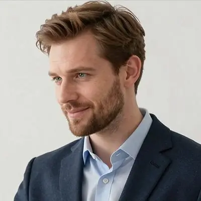 Photo de Tyler entrain de parler à l'un de ses clients