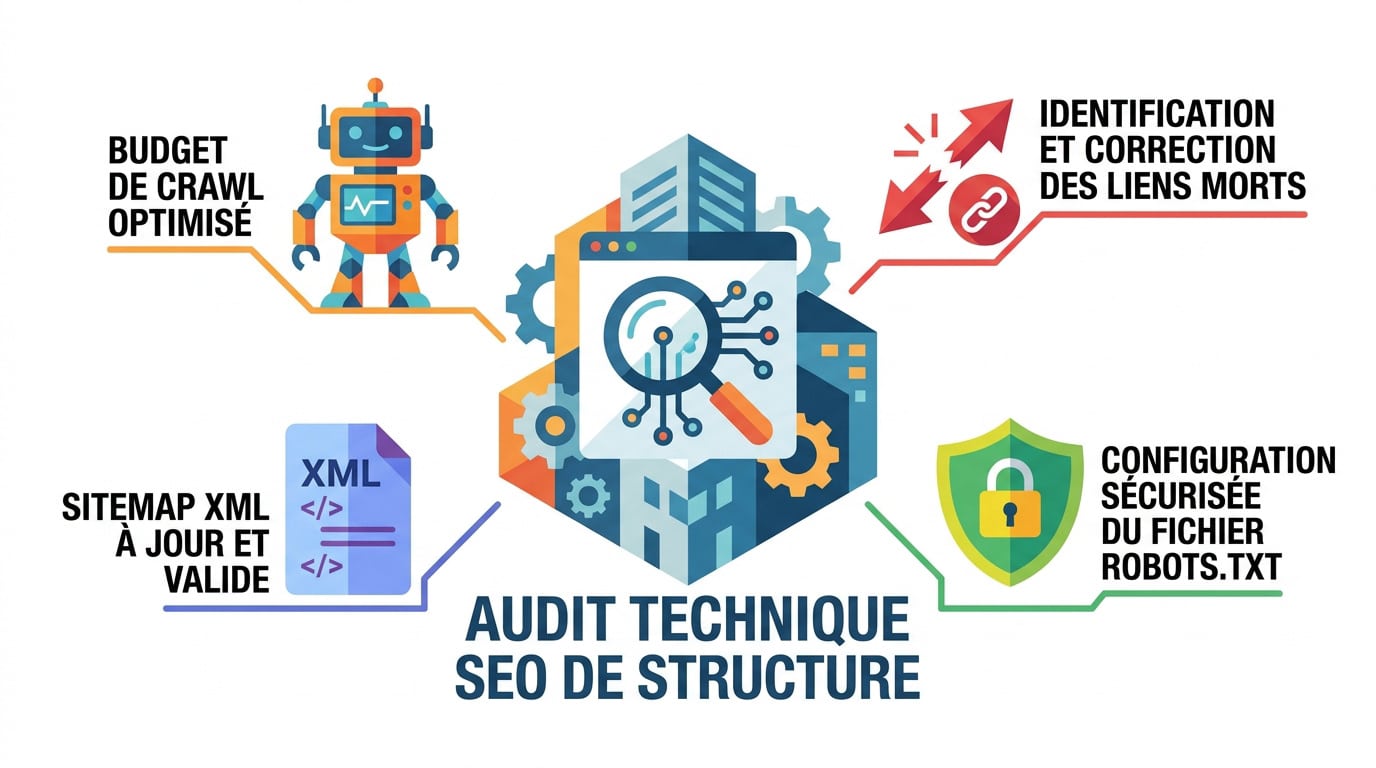 Analyse de la structure technique d'un site web pour le SEO