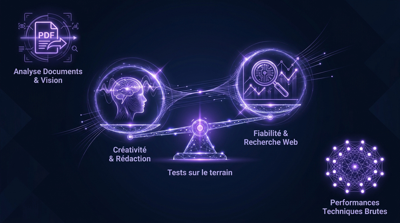 Comparaison graphique de la créativité et de la fiabilité entre Mistral AI et ChatGPT
